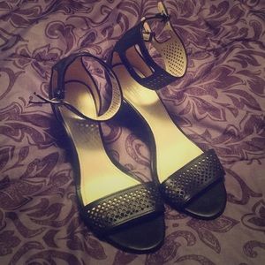 Coach 🎀Gabbie Openwork wedge sandals